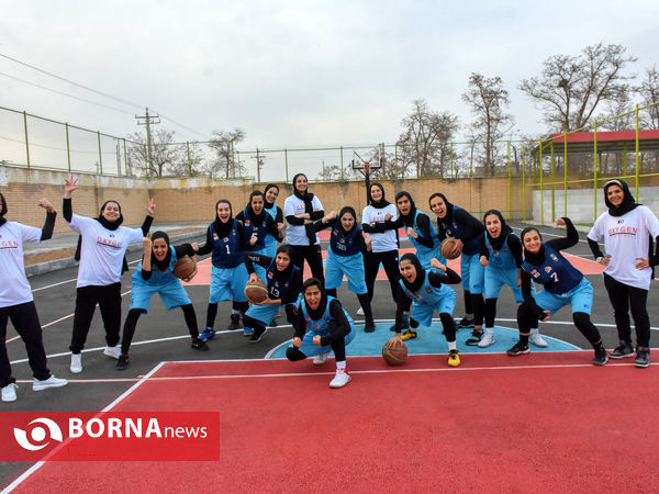 تمرینات تیم بسکتبال اکسیژن اراک