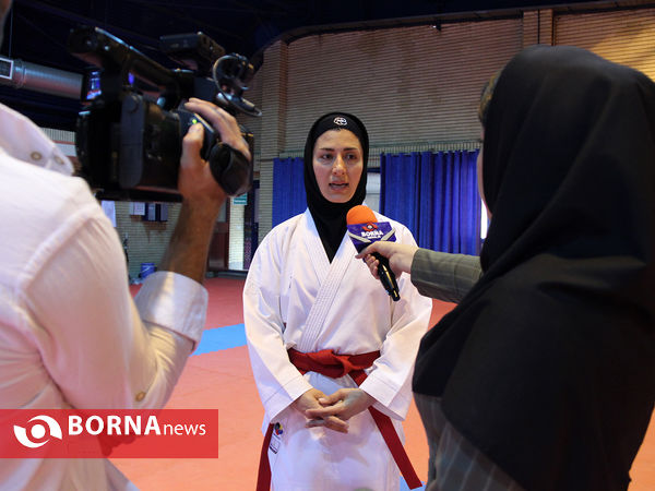 تمرین تیم ملی کاراته بانوان