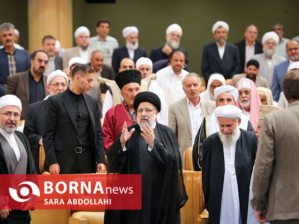 دیدار علما و نخبگان اهل سنت با رییس جمهور