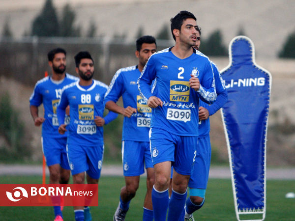 تمرینات تیم فوتبال استقلال تهران