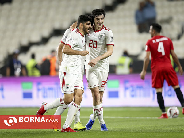 دیدار تیم های فوتبال ایران و یمن