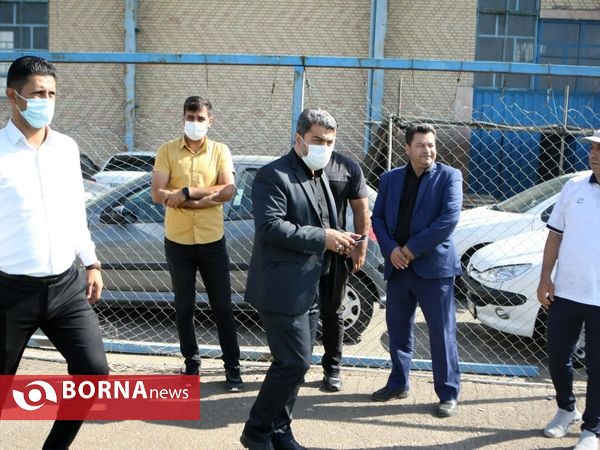 در حاشیه برگزاری رقابت های استعداد یابی فوتبال شهرستانهای غرب استان تهران