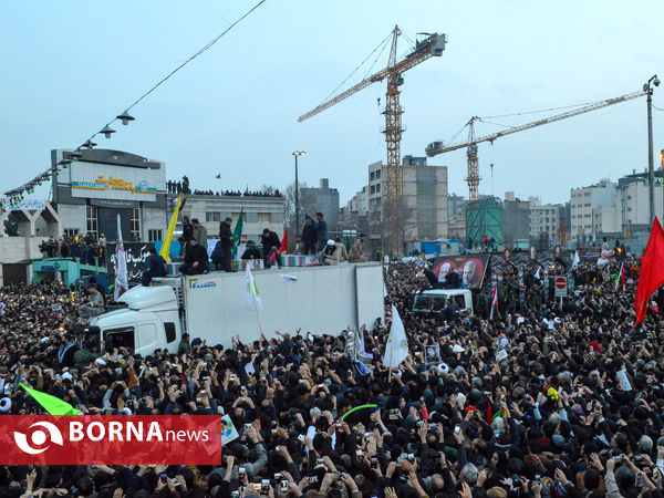وداع تاریخی مشهدی ها با سردار صلح و امنیت