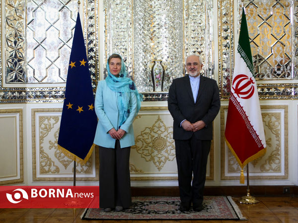 دیدار محمد جواد ظریف و فدریکا موگرینی