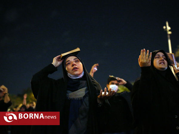 مراسم احیاء شب بیست ویکم ماه مبارک رمضان - میدان فلسطین