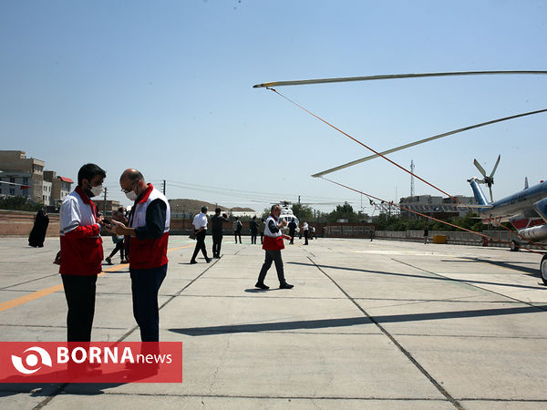 بازدید خبرنگاران از سازمان امداد و نجات جمعیت هلال احمر