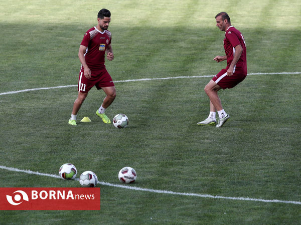 تمرین تیم فوتبال پرسپولیس تهران