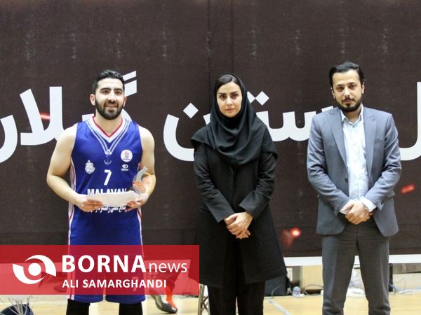 دیدار تیم های بسکتبال سپید رشت _ ملوان بندرانزلی