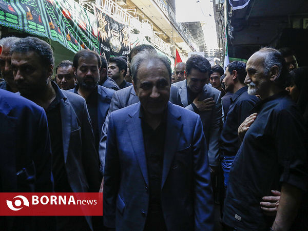 عزاداری تاسوعای حسینی در بازار تهران