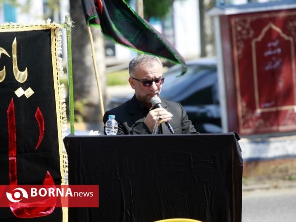مراسم عزاداری تاسوعای حسینی  در شهرستان لاهیجان