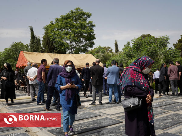 تشییع و خاکسپاری پیکر شهلا ناظریان