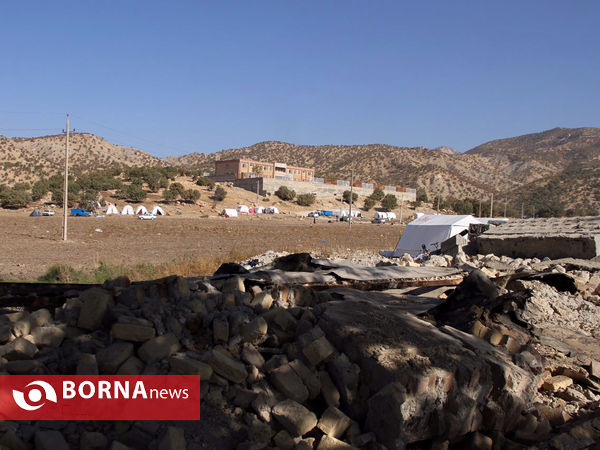 روستای بزميران در پنجمین روز بعد از زلزله