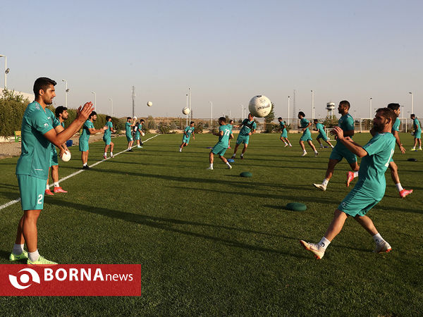 تمرین تیم فوتبال سپاهان