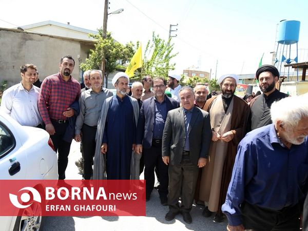 راهپیمایی با شکوه روز قدس در فرح آباد