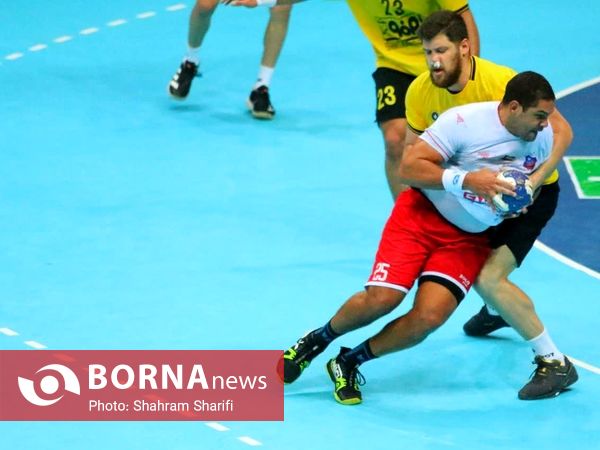 دیدار تیم های هندبال الکویت کویت - سپاهان