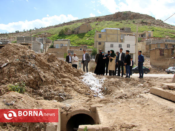 بازدید مدیرکل دفتر برنامه ریزی و توسعه امور اجتماعی جوانان وزارت ورزش و جوانان از مناطق سیل زده شیراز