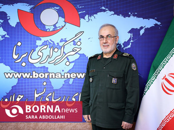 حضور فرمانده قرارگاه مرکزی مهارت آموزی نیروهای مسلح در خبرگزاری برنا