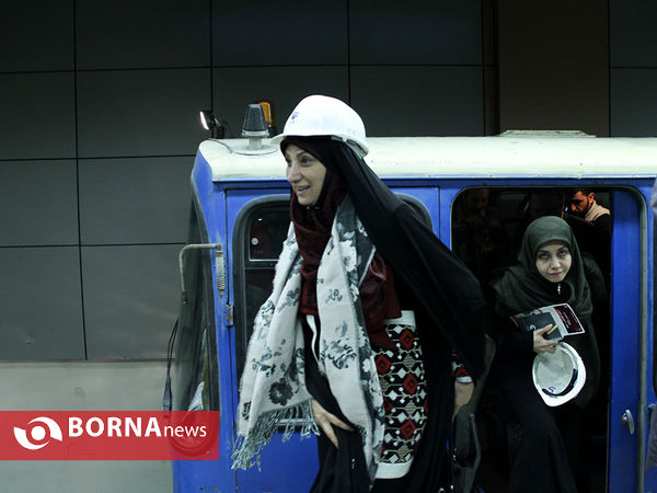 بازدید اعضای شورای شهر از خط ۶ مترو تهران