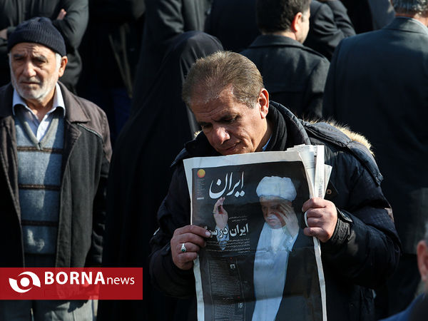 در حاشیه تدفین آیت الله هاشمی رفسنجانی - حرم مطهر امام خمینی(ره)