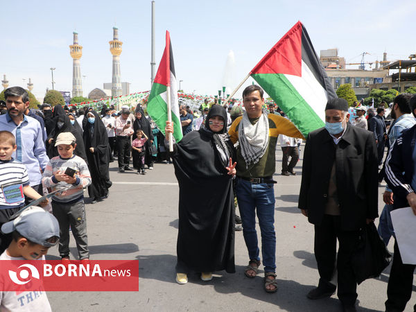 راهپیمایی روز قدس- مشهد