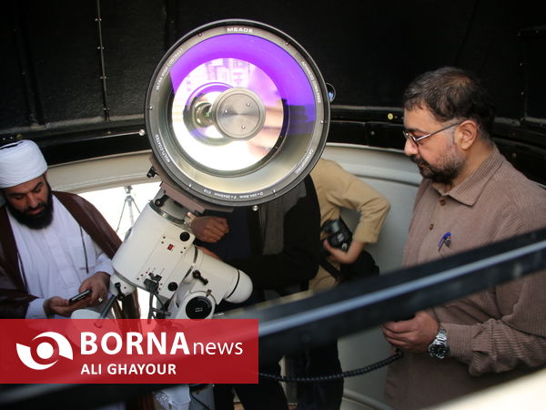 تلاش برای رویت هلال ماه شوال در ارومیه 