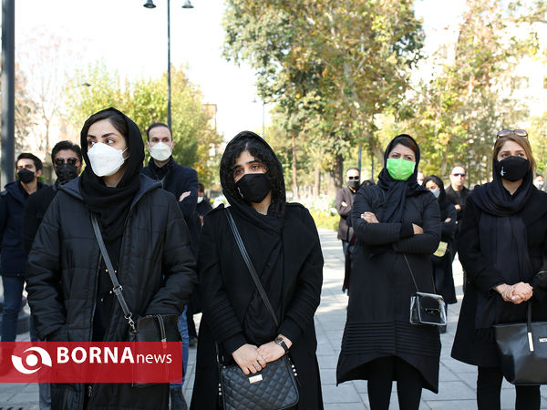 مراسم وداع با پورنگ پورشیرازی