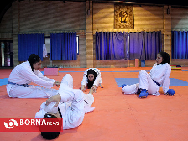 تمرین تیم ملی کاراته بانوان