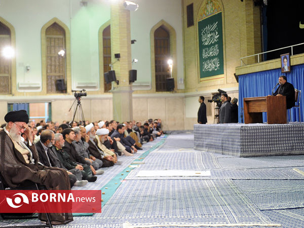 مراسم سوگواری امام علی (ع) درحضور رهبر معظم انقلاب