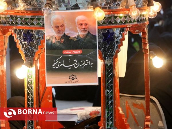 مراسم وداع با شش شهید گمنام در رشت