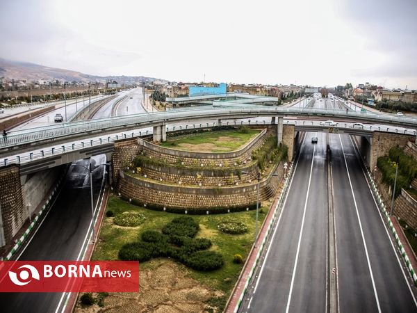 شيراز زیبای بارانی