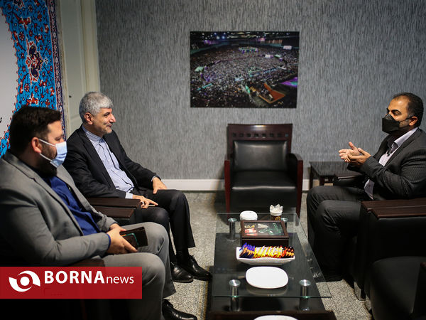 حضور رامین مهمان‌پرست در خبرگزاری برنا