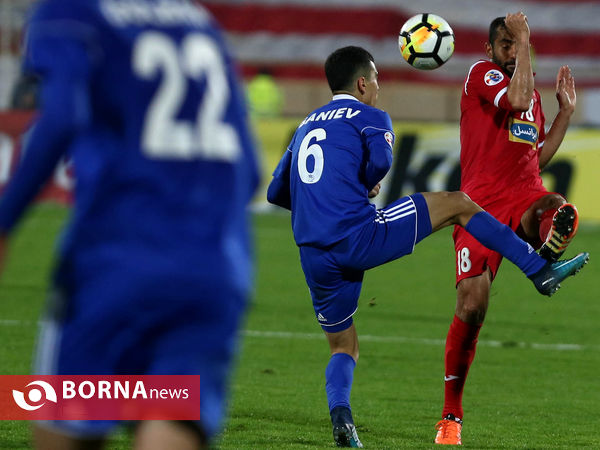 دیدار تیم های فوتبال  پرسپولیس- نسف قارشی ازبکستان