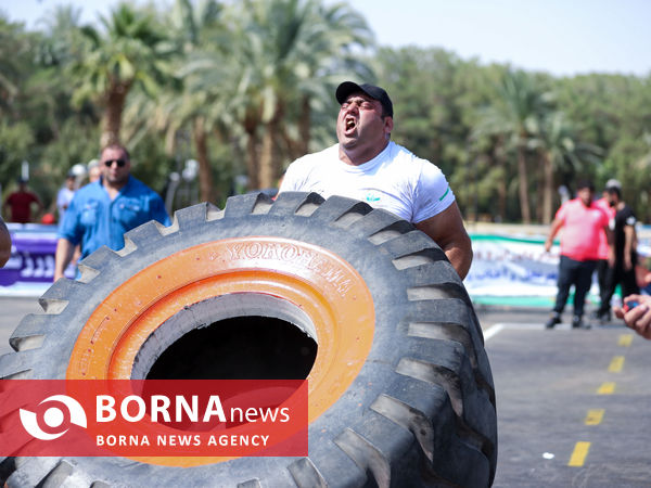 روز نخست مسابقات قویترین مردان کارگری