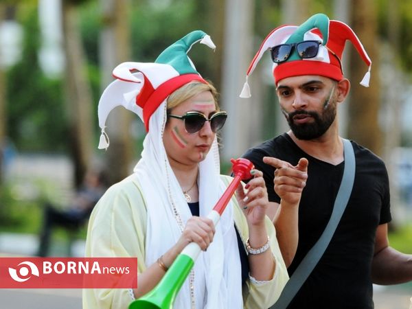 حاشیه های استادیوم آزادی پیش ازبازی ایران و پرتغال
