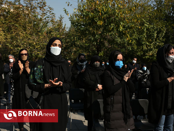 مراسم وداع با پورنگ پورشیرازی