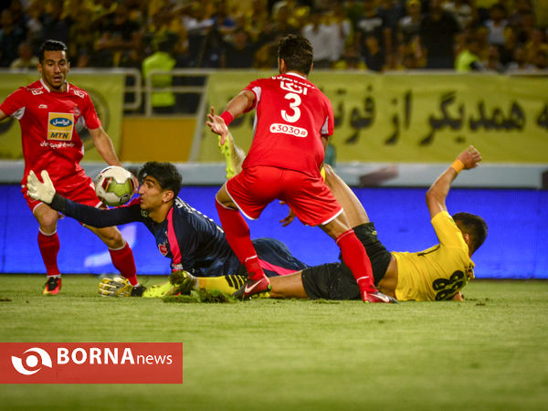 حاشیه دیدار تیم های فوتبال پرسپولیس و سپاهان