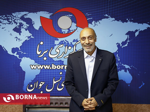 حضور مجید شاپوری در خبرگزاری برنا