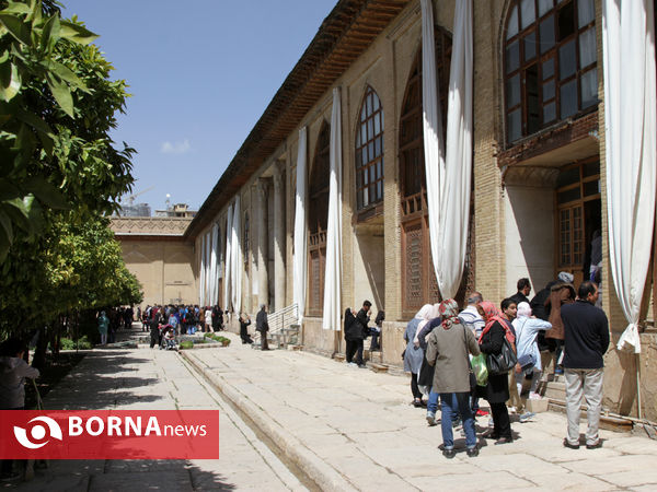 میهمانان نوروزی در ارگ کریمخان