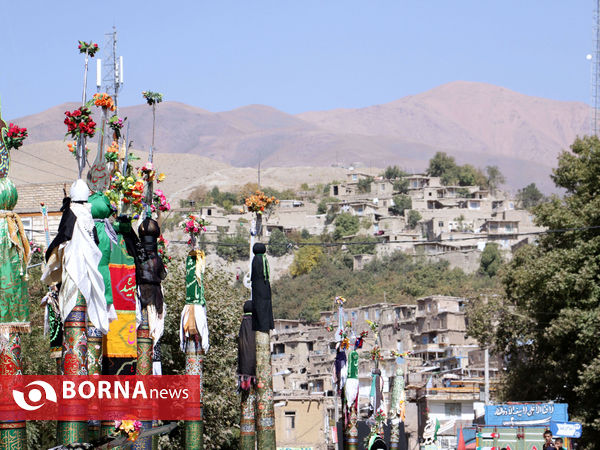 عزاداری تاسوعا در «روستای خرو» نیشابور