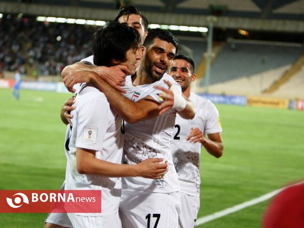 دیدار تیم ها فوتبال ایران- ازبکستان