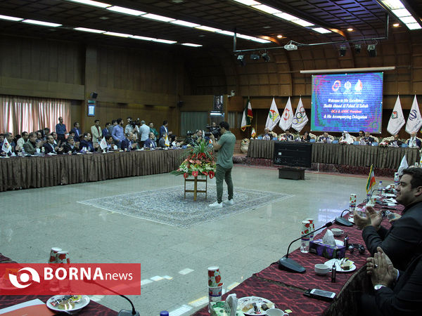 نشست" شیخ احمد الفهد الصباح " رییس شورای المپیک آسیا با روسای فدراسیون ها