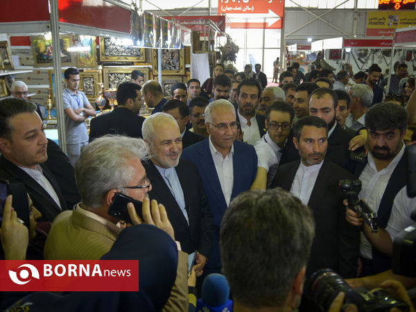 بازدید وزیر امور خارجه ایران از نمایشگاه بین المللی گردشگری و پروژه نمایشگاه بزرگ اصفهان