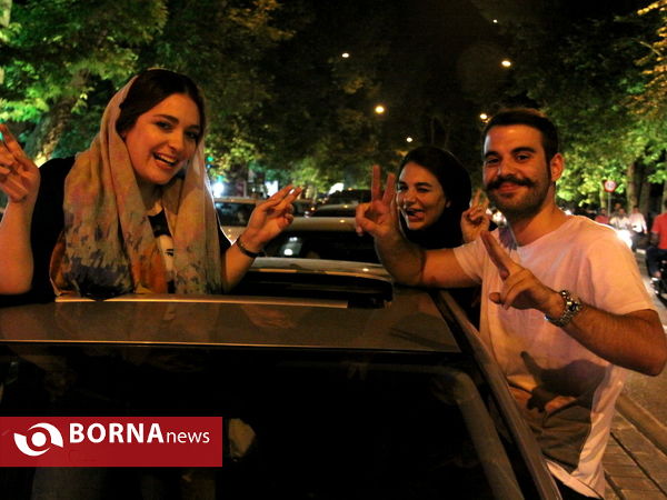جشن و شادی مردم ایران  پس توافق هسته ایی -2