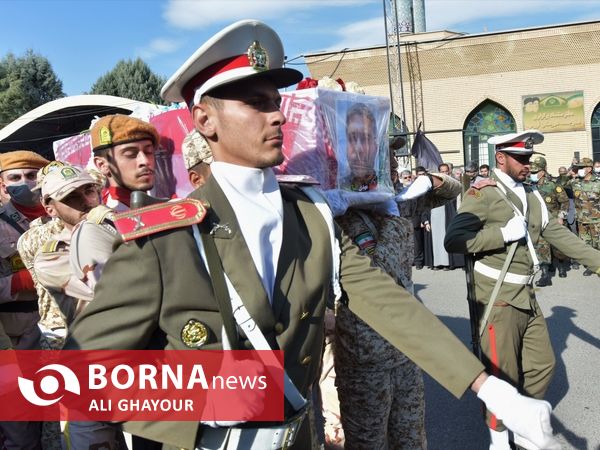 تشییع پیکر «مهدی اثنی عشری» شهید مدافع امنیت در ارومیه