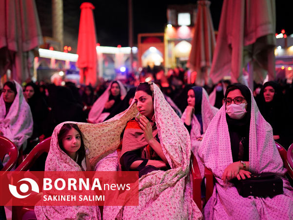 حال و هوای شب چهارم محرم در میدان تجریش