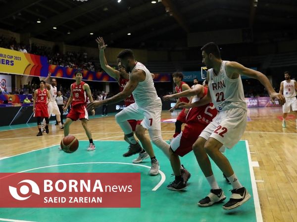 دیدار تیم های بسکتبال ایران - ژاپن