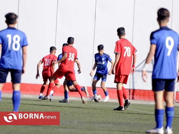 دیدار تیم‌های فوتبال نوجوانان پرسپولیس 2-  نوجوانان استقلال 0
