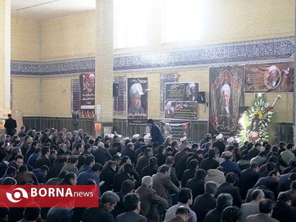 مراسم بزرگداشت آیت الله هاشمی رفسنجانی (ره) در شهر گلستان شهرستان بهارستان