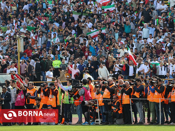 در حاشیه دیدار تیم های ملی ایران و چین