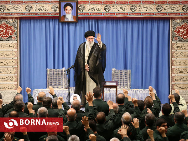 دیدار مجمع عالی فرماندهان سپاه با فرمانده کل قوا